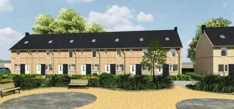 Reihenhaus It Doekewiid 10, Hurdegaryp - Zu vermieten