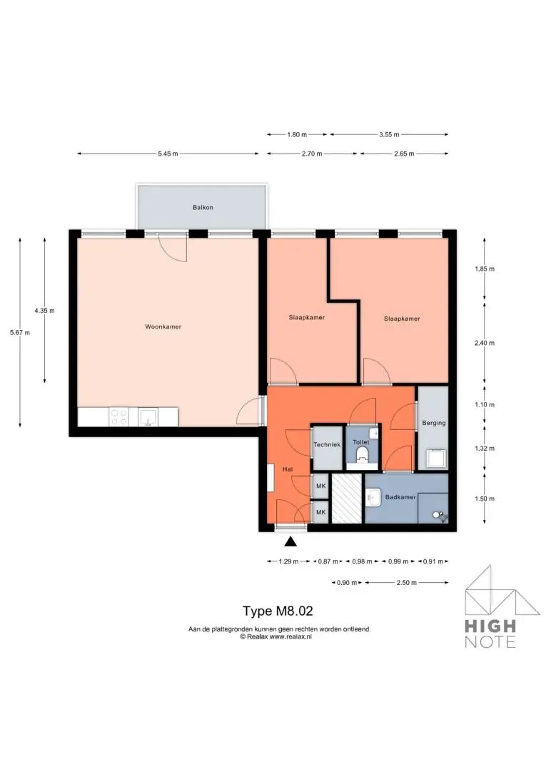 2-Bedroom Apartment Bodestraat 305, Almere - For Rent