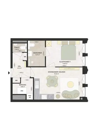 Appartement Kennedylaan, Haarlem - À Louer