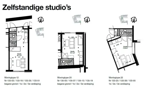 Studio in Vestdijk 133, Eindhoven - Zu Vermieten