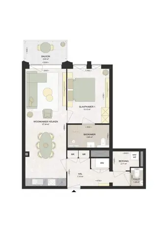 Appartement Kennedylaan, Haarlem - À Louer