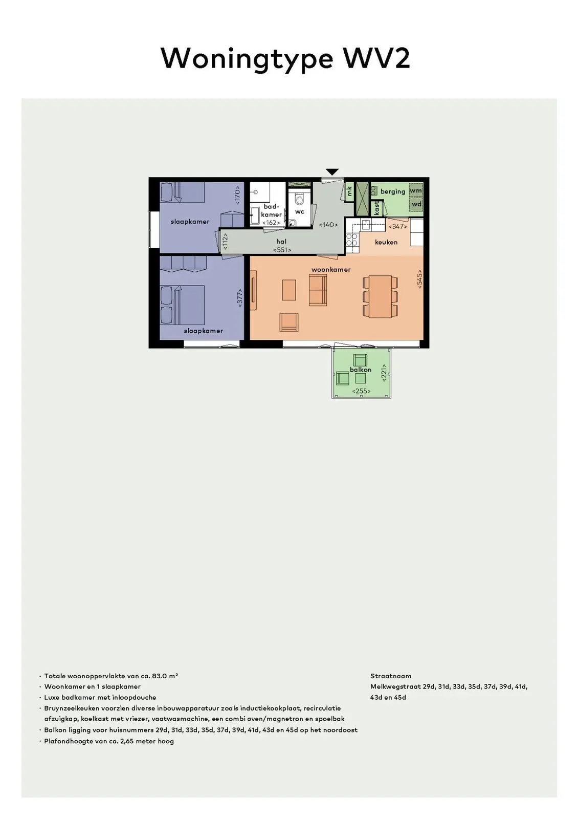 Apartment Melkwegstraat, The Hague - For Rent