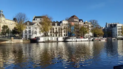 Möbliertes Hausboot an der Amstel, Amsterdam - Zu vermieten