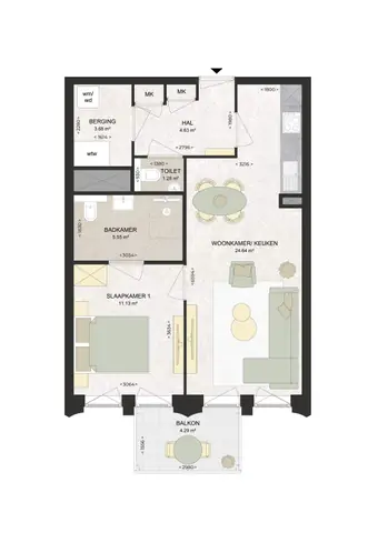 Appartement Kennedylaan, Haarlem - À Louer