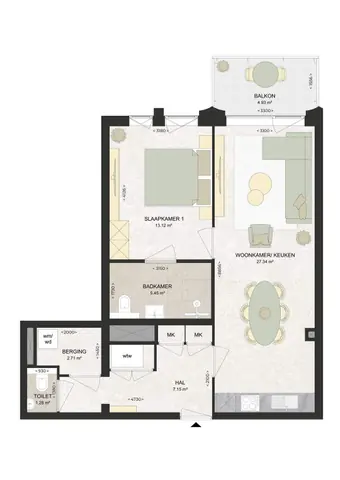 Apartment Kennedylaan 294, Haarlem - For Rent