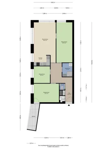Appartement Noord West Buitensingel 16-B, La Haye - À Louer