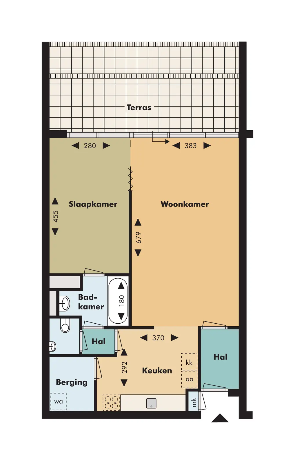 Apartment Parkzicht 91, Leiden - For Rent