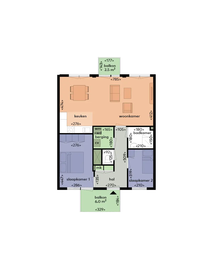 Apartment Brusselplein 107, Utrecht - For Rent