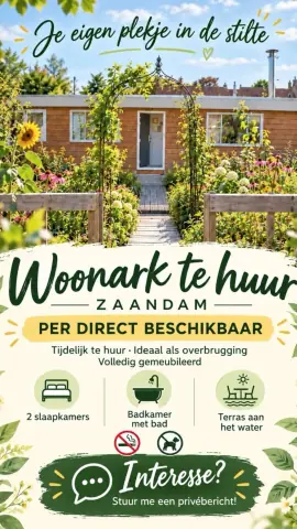 Möbliertes Hausboot Braakdijk, Zaandam - Zu Vermieten