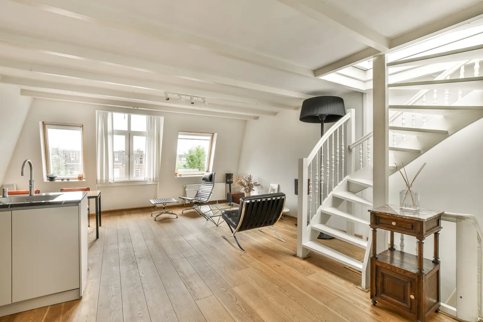 Apartamento amueblado de 3 habitaciones en Bilderdijkkade, Ámsterdam - En alquiler