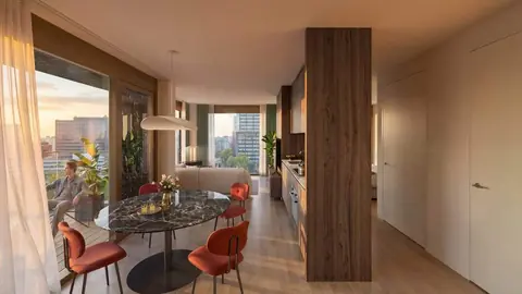 Apartamento de 3 Habitaciones The BaanTower, Stadsdriehoek, Róterdam - En Alquiler