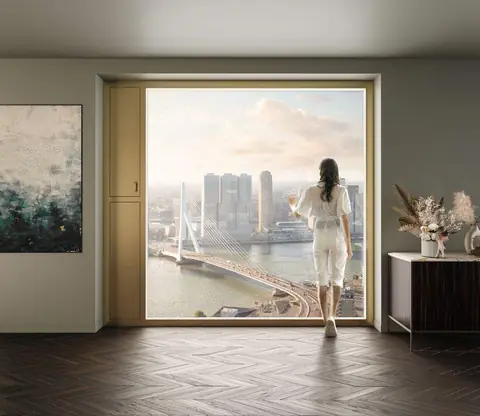 Apartamento de 4 Habitaciones BaanTower, Rotterdam - En Alquiler