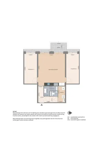 Apartamento Amerikaweg 62, Haarlem — 3 habitaciones, 85 m²