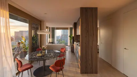 Appartement 3 pièces La BaanTower, Rotterdam - À Louer